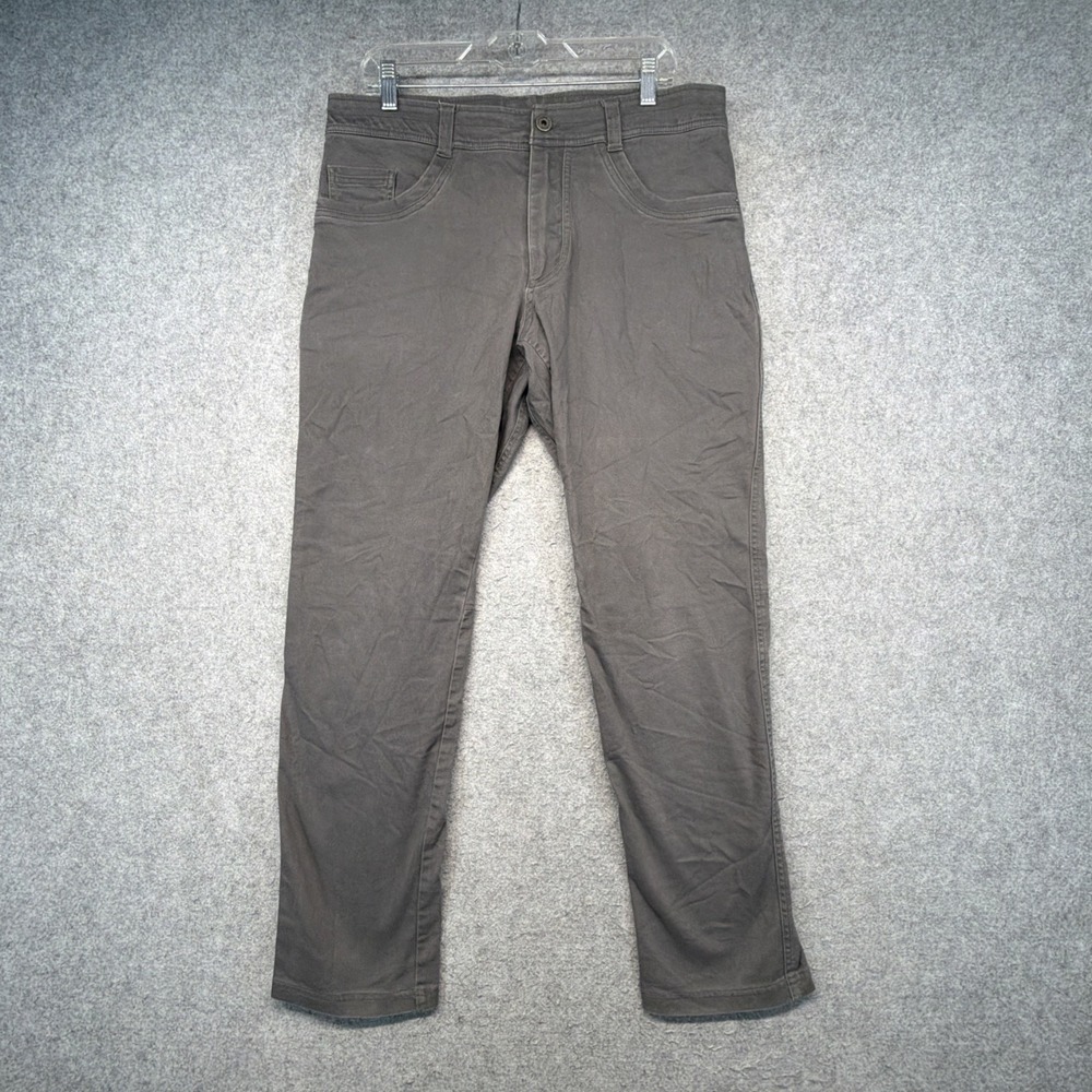 Kuhl Revolt Pants Mens 35x32 Charcoal Gray Stretch Hiking Outdoor Casual 5189